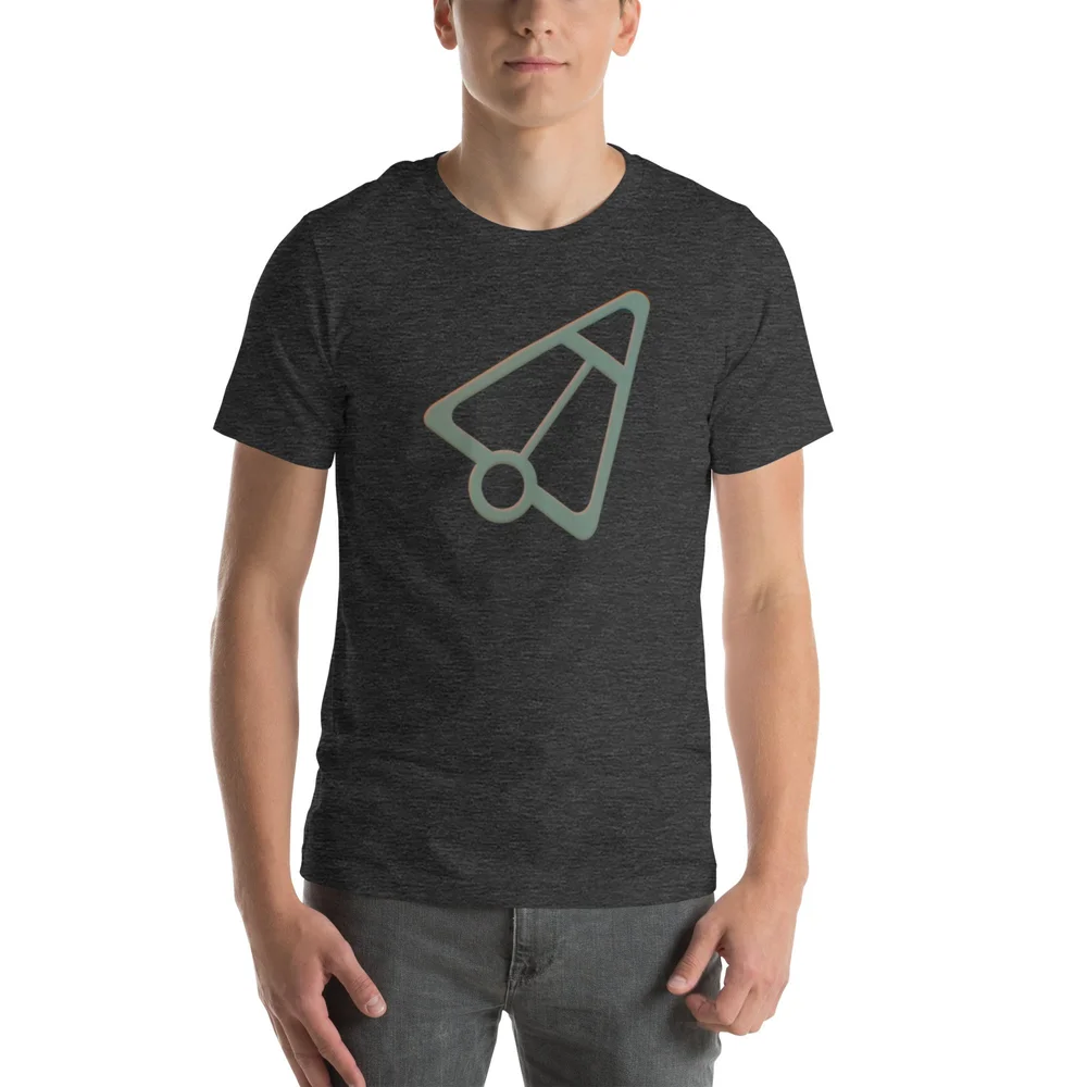 Mimizemi Logo T-Shirt (Teal/Dark Grey Heather)